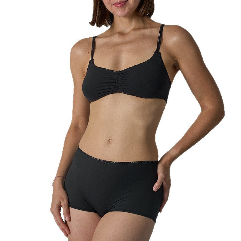 Women’s Backless Bra & Underwear Set – Seamless, Skin-Friendly Minimizer